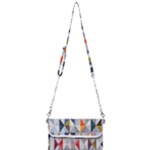 Mosaic, Colorful, Rhombuses, Pattern, Geometry Mini Crossbody Handbag