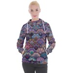 Texture, Pattern, Abstract Women s Hooded Pullover