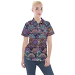 Texture, Pattern, Abstract Women s Short Sleeve Pocket Shirt
