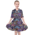 Texture, Pattern, Abstract Kids  All Frills Chiffon Dress