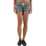 Tile, Geometry, Pattern, Points, Abstraction Yoga Shorts