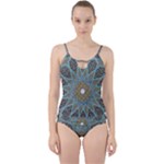 Tile, Geometry, Pattern, Points, Abstraction Cut Out Top Tankini Set