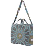 Tile, Geometry, Pattern, Points, Abstraction Square Shoulder Tote Bag