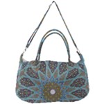 Tile, Geometry, Pattern, Points, Abstraction Removable Strap Handbag