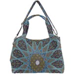 Tile, Geometry, Pattern, Points, Abstraction Double Compartment Shoulder Bag