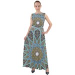 Tile, Geometry, Pattern, Points, Abstraction Chiffon Mesh Boho Maxi Dress