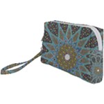Tile, Geometry, Pattern, Points, Abstraction Wristlet Pouch Bag (Small)