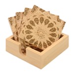 Tile, Geometry, Pattern, Points, Abstraction Bamboo Coaster Set
