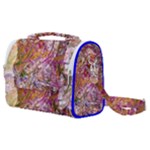 Abstract pink blend Satchel Shoulder Bag