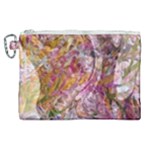 Abstract pink blend Canvas Cosmetic Bag (XL)