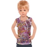 Abstract pink blend Kids  Sport Tank Top