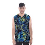 Authentic Aboriginal Art - Circles (Paisley Art) Men s Basketball Tank Top