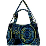 Authentic Aboriginal Art - Circles (Paisley Art) Double Compartment Shoulder Bag
