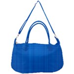 Blue Abstract, Background Pattern Removable Strap Handbag