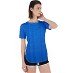 Blue Abstract, Background Pattern Perpetual Short Sleeve T-Shirt