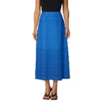 Blue Abstract, Background Pattern Classic Midi Chiffon Skirt