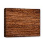 Brown Wooden Texture Deluxe Canvas 14  x 11  (Stretched)