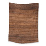 Brown Wooden Texture Medium Tapestry