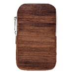 Brown Wooden Texture Waist Pouch (Small)