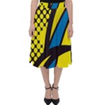 Colorful Abstract Background Art Classic Midi Skirt