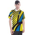 Colorful Abstract Background Art Men s Polo T-Shirt