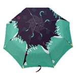 Colorful Background, Material Design, Geometric Shapes Folding Umbrellas