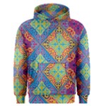 Colorful Floral Ornament, Floral Patterns Men s Core Hoodie