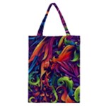 Colorful Floral Patterns, Abstract Floral Background Classic Tote Bag