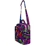 Colorful Floral Patterns, Abstract Floral Background Crossbody Day Bag
