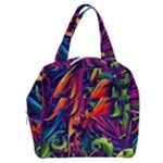 Colorful Floral Patterns, Abstract Floral Background Boxy Hand Bag