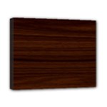 Dark Brown Wood Texture, Cherry Wood Texture, Wooden Canvas 10  x 8  (Stretched)