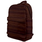 Dark Brown Wood Texture, Cherry Wood Texture, Wooden Classic Backpack