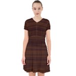 Dark Brown Wood Texture, Cherry Wood Texture, Wooden Adorable in Chiffon Dress