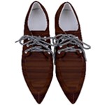 Dark Brown Wood Texture, Cherry Wood Texture, Wooden Pointed Oxford Shoes