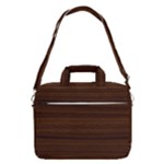 Dark Brown Wood Texture, Cherry Wood Texture, Wooden MacBook Pro 16  Shoulder Laptop Bag