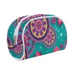 Floral Pattern, Abstract, Colorful, Flow Make Up Case (Small)