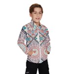 Flowers Pattern, Abstract, Art, Colorful Kids  Windbreaker