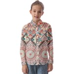 Flowers Pattern, Abstract, Art, Colorful Kids  Long Sleeve Shirt