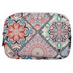 Flowers Pattern, Abstract, Art, Colorful Make Up Pouch (Small)