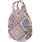 Flowers Pattern, Abstract, Art, Colorful Travel Backpack