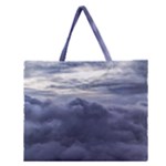 Majestic Clouds Landscape Zipper Large Tote Bag