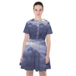 Majestic Clouds Landscape Sailor Dress