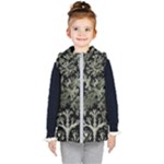 Weave Haeckel Lichenes Photobionten Kids  Hooded Puffer Vest
