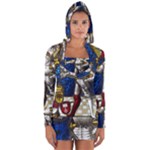 Knight Armor Long Sleeve Hooded T-shirt