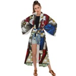 Knight Armor Maxi Kimono