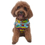 Vintage Tattoos Colorful Seamless Pattern Dog Sweater