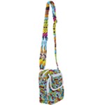 Graffiti Word Seamless Pattern Shoulder Strap Belt Bag