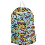 Graffiti Word Seamless Pattern Foldable Lightweight Backpack