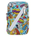 Graffiti Word Seamless Pattern Belt Pouch Bag (Small)