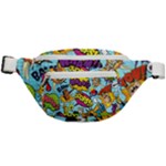 Comic Elements Colorful Seamless Pattern Fanny Pack